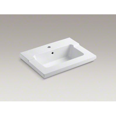 Kohler Vanity-Top Bathroom Sink With Single Faucet Hole K-2979-1 ...