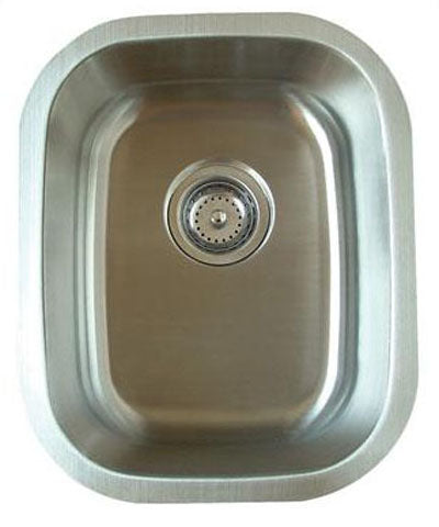 Alpha International U-181 Undermount Single Bowl Stainless