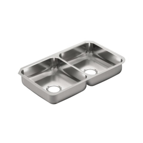 Moen Stainless Steel Double bowl Kitchen Sink G20214