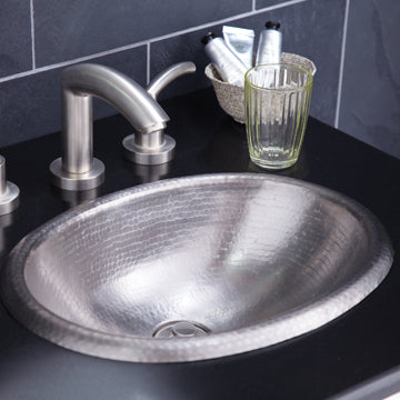 Native Trails Bathroom Sink Rolled Baby Classic Brushed Nickel - CPS539