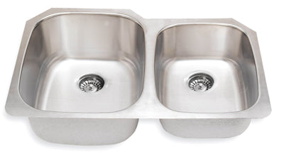Suneli SM503R Undermount Double Bowl Stainless Steel Sink