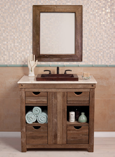Native Trails Bathroom Sink Chardonnay Vanity Base - VNW361
