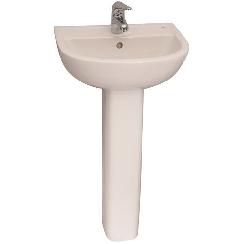 Barclay Compact Column - White Bathroom Sink C/3-530WH