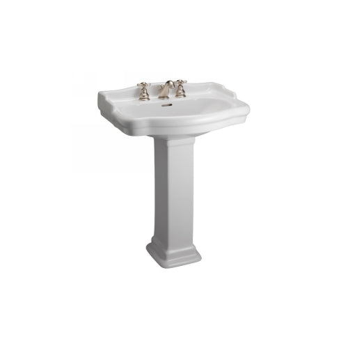 Barclay Stanford 660 Pedestal Lavatory, 4''cc, Bisque Bathroom Sinks 3 ...