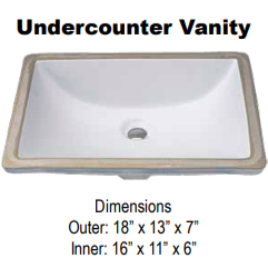 Continental Ceramic Sink CH6360