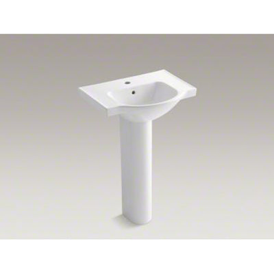 Kohler 24" Pedestal Bathroom Sink With Single Faucet Hole K-5266-1