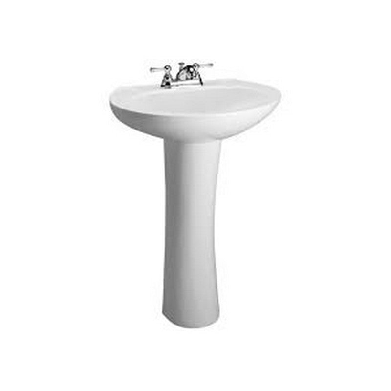 Barclay Hampshire/Devon Column, Bisque Bathroom Sink C/3-202BQ