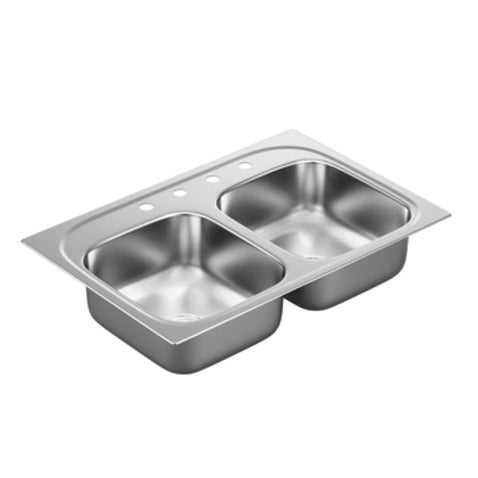 Moen Stainless Steel Double bowl Kitchen Sink G222154