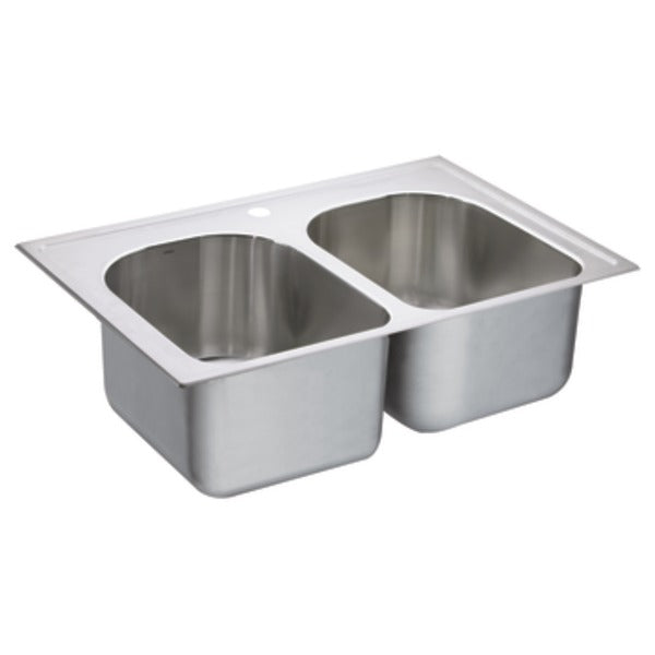Moen Stainless Steel Double bowl Kitchen Sink G182571