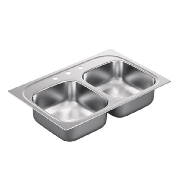 Moen Stainless Steel Double bowl Kitchen Sink G182153
