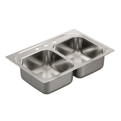 Moen Stainless Steel Double bowl Kitchen Sink G182133