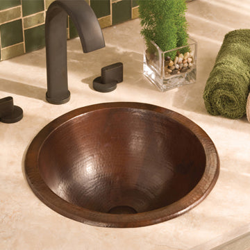 Native Trails Bathroom Sink Small Round Antique - CPS259