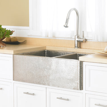 Native Trails kitchen Sink Farmhouse Duet Brushed Nickel - CPS576