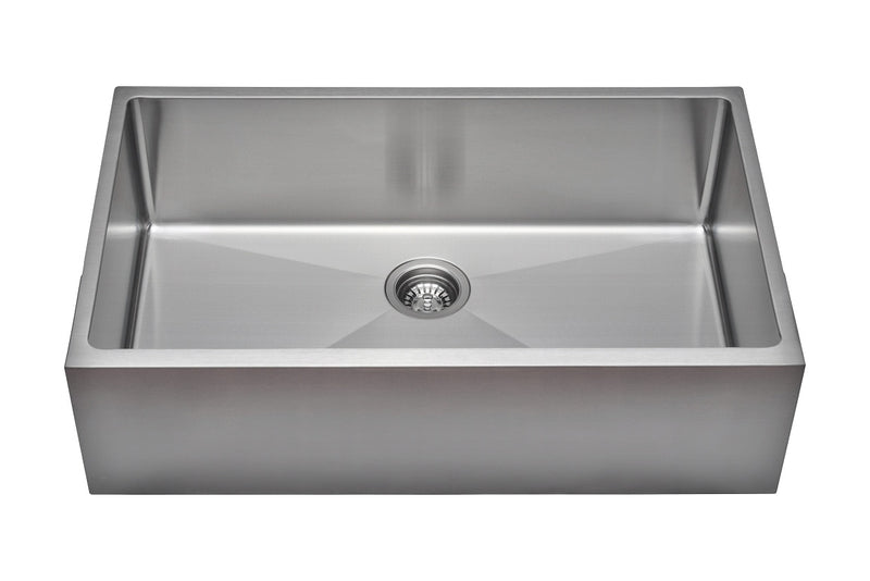 Wells Sinkware Commercial Grade 16 Gauge Handcrafted Single Bowl Undermount Stainless Steel Kitchen Sink - CSU3320-9-AP