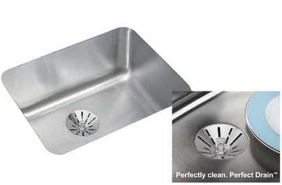 Elkay Perfect Drain ELUH1814PD Undermount Single Bowl Stainless Steel Sink