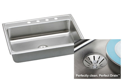 Elkay Perfect Drain LR3122PD Topmount Single Bowl Stainless Steel Sink