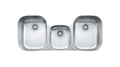 Franke Regatta RGX170 Undermount Triple Bowl Stainless Steel Sink