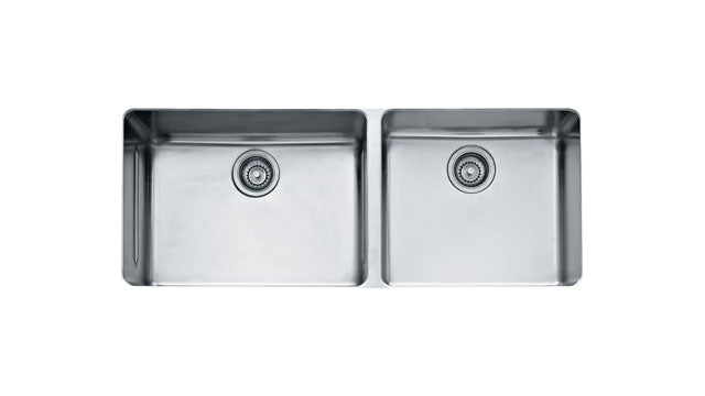 Franke Kubus KBX12043 Undermount Double Bowl Stainless Steel Sink