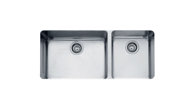 Franke Kubus KBX12039 Undermount Double Bowl Stainless Steel Sink