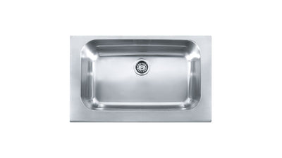 Franke Manor House MHX-OXX110 Apron Front Single Bowl Stainless Steel Sink