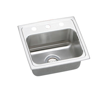 Elkay Pacemaker PSR1716 Topmount Single Bowl Stainless Steel Sink