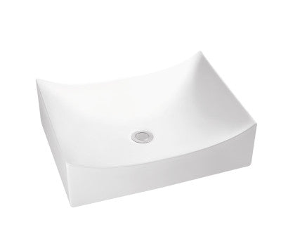 Suneli White Artistic Porcelain Bathroom Vessel TP2300