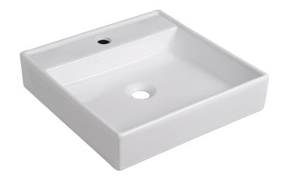 Suneli White Artistic Porcelain Bathroom Vessel TP7657
