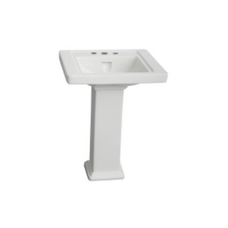 Barclay Empire 600 Pedestal Lavatory, 8&