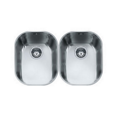 Franke Compact CPX120 Undermount Double Bowl Stainless Steel Sink