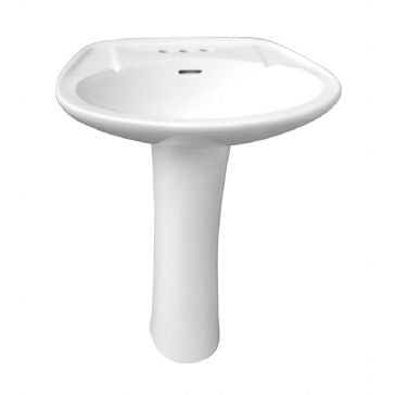 Barclay Devon Pedestal Lavatory, 4&