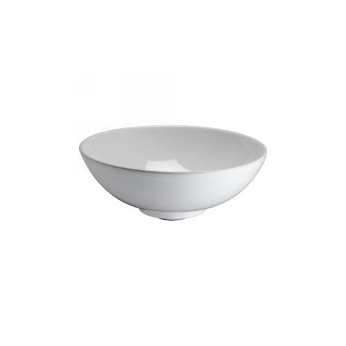 Barclay Diana Above Counter Basin, White Bathroom Sink 4-463WH