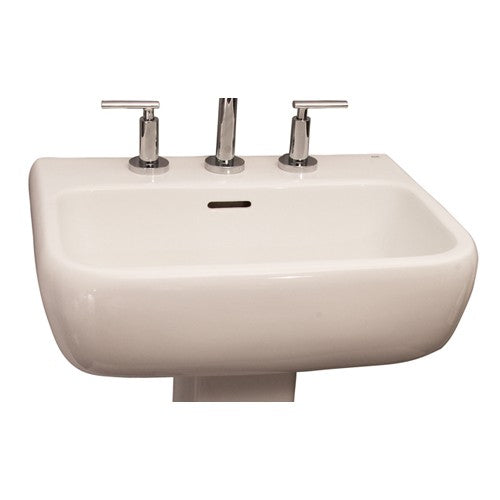 Barclay Metropolitan 420 Ped Lav 1 hole - White Bathroom Sinks B/3-931WH