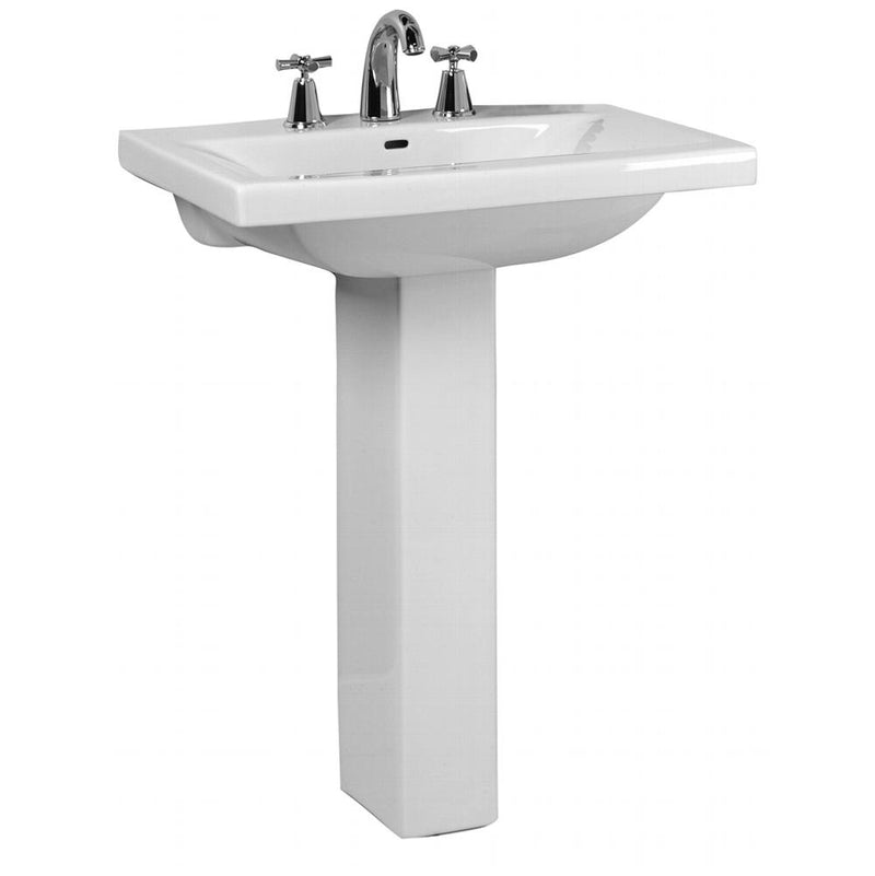 Barclay Mistral Column, White Bathroom Sink C/3-270WH