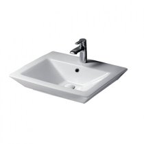 Barclay Petite Corner Basin, Bisque Bathroom Sinks 4-745BQ