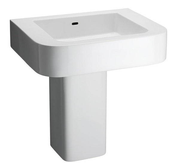 Barclay Rondo column only, White Bathroom Sink C/3-882WH