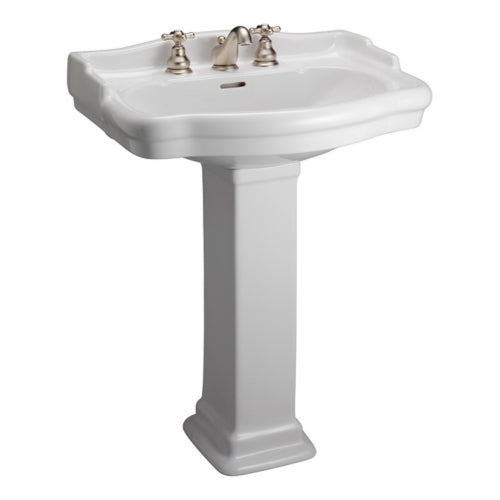 Barclay Stanford 600 Pedestal Lavatory, 4&