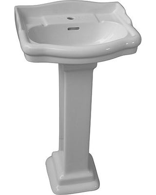 Barclay Stanford Small Column, White Bathroom Sinks C/3-860WH