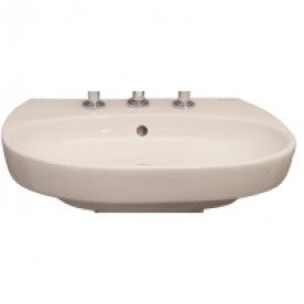 Barclay Zen Basin, 1 hole - white Bathroom Sinks B/3-921WH
