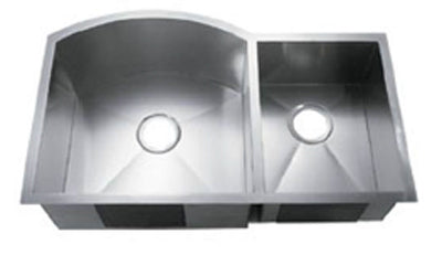C-Tech-I Linea Amano Murlo LI-2200 Double Bowl Stainless Steel Sink