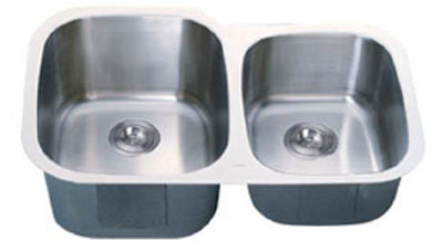 C-Tech-I Linea Imperiale Garda LI-300-S Double Bowl Stainless Steel Sink
