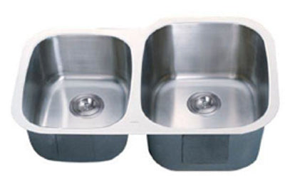 C-Tech-I Linea Imperiale Garda LI-300-SD Double Bowl Stainless Steel Sink