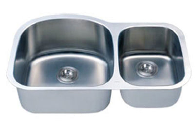 C-Tech-I Linea Imperiale Massilia LI-100-M Double Bowl Stainless Steel Sink