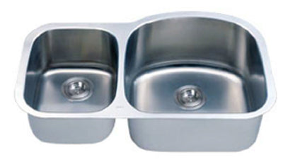 C-Tech-I Linea Imperiale Massilia LI-100-MD Double Bowl Stainless Steel Sink