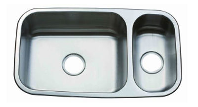 C-Tech-I Linea Zampina Carini Z-200 Double Bowl Stainless Steel Sink