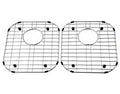 C-Tech-I Linea Imperiale Garda LI-300-S Double Bowl Stainless Steel Sink GRID SET