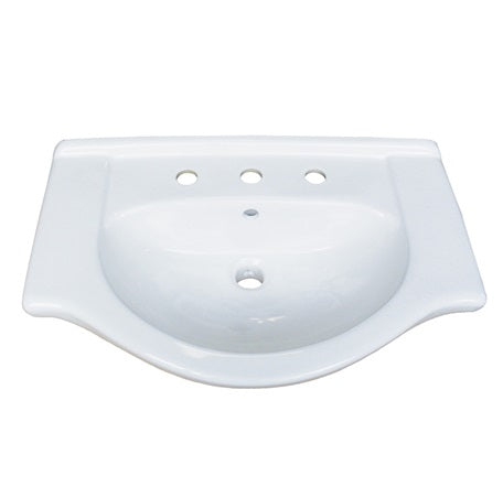 Fairmont White Shaker Eurotop Vanity Single bowl Bathroom Sink 101-2617W8