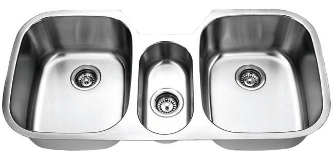 Fontaine Stainless Steel Triple Bowl Undermount Kitchen Sink