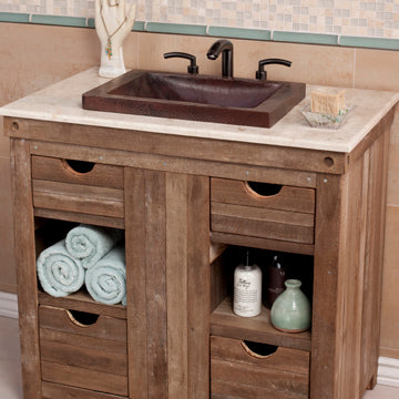 Native Trails Bathroom Sink 24" Crema Vanity Top - VNT240