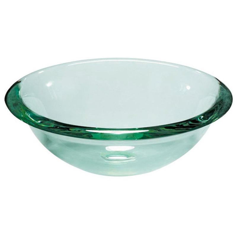Madeli Crotone Cone Tempered Glass Vessel Natural Green Clear-Thickness: 17 Mm. MGE-15084