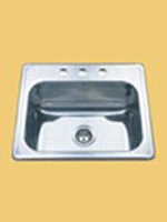 Plumber Friendly PFSS252283 Topmount Single Bowl Stainless Steel Sink